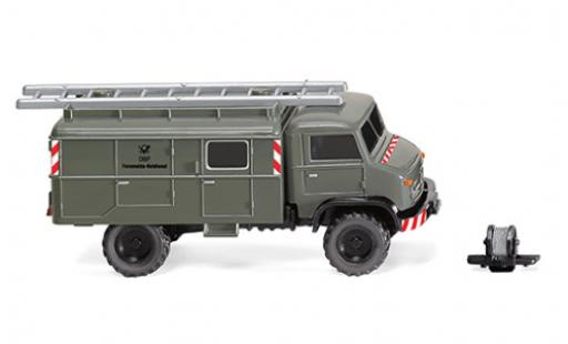 Mercedes Unimog 1/87 Wiking S 404 DBP-Fernmeldedienst 1955 modellino in miniatura