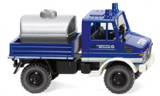Mercedes Unimog 1/87 Wiking U 1300 THW 1975 modellino in miniatura