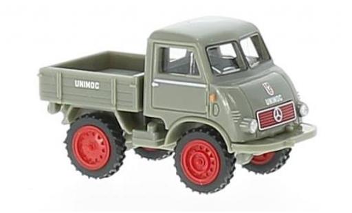 Mercedes Unimog 1/87 Wiking U 401 grigio modellino in miniatura