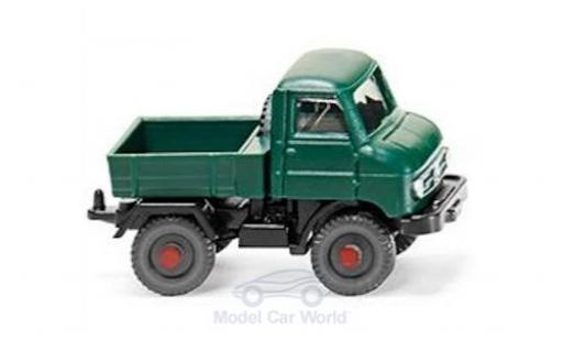 Mercedes Unimog 1/160 Wiking U 411 verde 1956 modellino in miniatura
