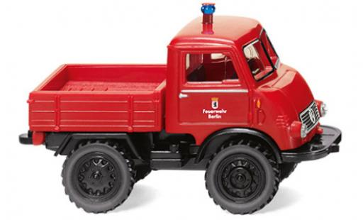 Mercedes Unimog 1/87 Wiking U401 Feuerwehr 1950 modellino in miniatura