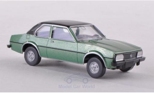 Opel Ascona C 1/87 Wiking B metallico verde/matt-nero modellino in miniatura