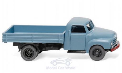 Opel Blitz 1/87 Wiking blu Pritschen-LKW modellino in miniatura