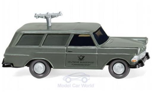 Opel Rekord 1/87 Wiking P2 Caravan Fernmeldedienst 1960 modellino in miniatura