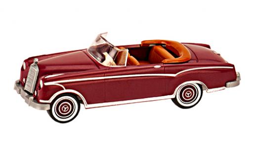 Mercedes 220 1/87 Wiking PMS S Cabriolet (W180 II) rosso s�rie 800 modellino in miniatura