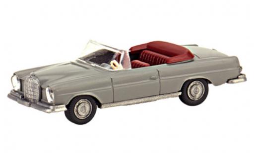 Mercedes 280 1/87 Wiking PMS SE Cabriolet (W111) grigio s�rie 800 modellino in miniatura