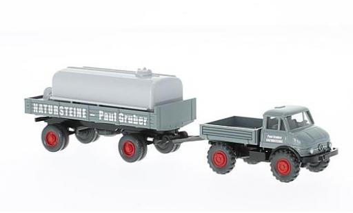 Mercedes Unimog 1/87 Wiking PMS U 406 Gruber s�rie 800 modellino in miniatura