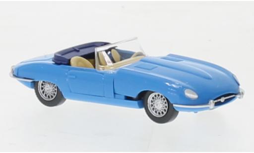 Jaguar E-Type 1/87 Wiking PMS Roadster blu 1961 modellino in miniatura
