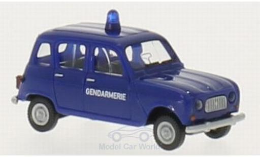 Renault 4 L 1/87 Wiking R Gendarmerie (F) modellino in miniatura