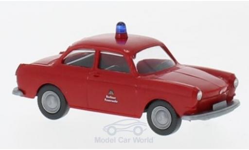 Volkswagen 1600 1/87 Wiking Feuerwehr modellino in miniatura