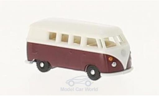 Volkswagen T1 B 1/160 Wiking Bus rosso/bianco modellino in miniatura