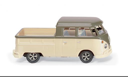 Volkswagen T1 1/87 Wiking Doppelkabine beige/beige 1963 modellino in miniatura