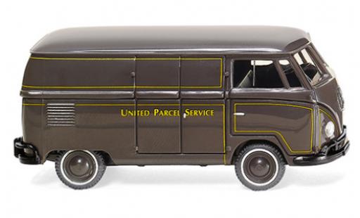 Volkswagen T1 1/87 Wiking (Typ 2) UPS 1950 fourgon modellino in miniatura