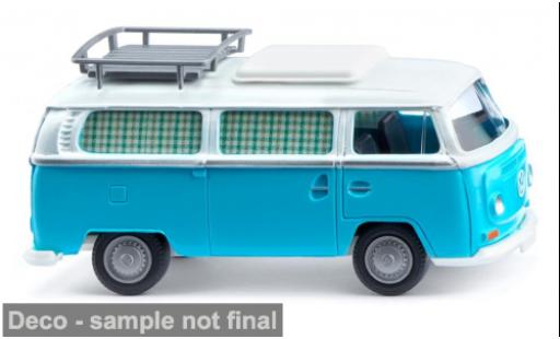 Volkswagen T2 1/87 Wiking Campingbus türkis/weiss 1967 1:87 modellino in miniatura