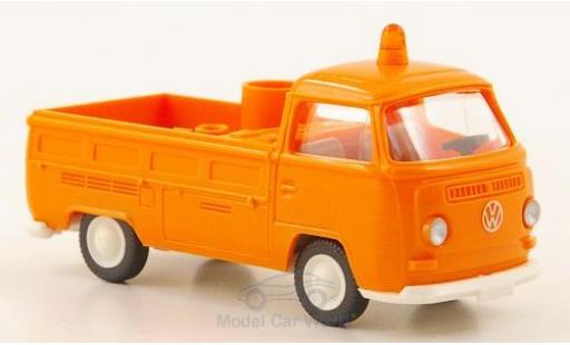 Volkswagen T2 A 1/87 Wiking Pritsche orange Kommunal modellino in miniatura
