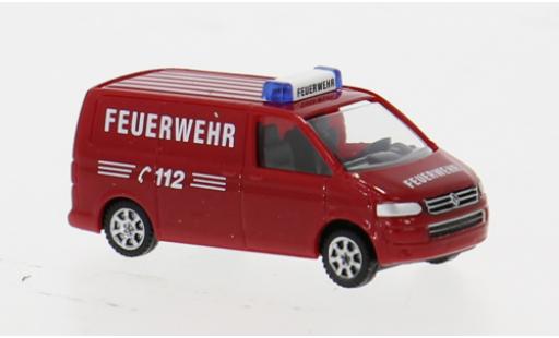 Volkswagen T5 1/160 Wiking GP Kastenwagen Feuerwehr 1:160 modellino in miniatura