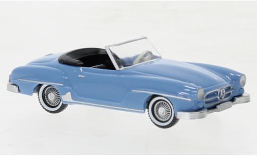 Mercedes CLA 1/87 Wiking 190 SL (W121) blu clair 1955 modellino in miniatura