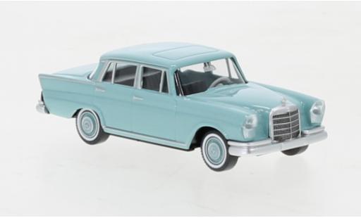 Mercedes 220 1/87 Wiking S turchese 1961 modellino in miniatura