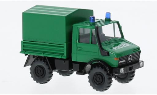 Mercedes Unimog 1/87 Wiking U 1700 police 1975 modellino in miniatura