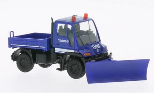 Mercedes Unimog 1/87 Wiking U 400 THW modellino in miniatura