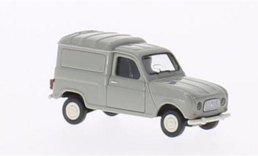 Renault 4 1/87 Wiking R grigio modellino in miniatura