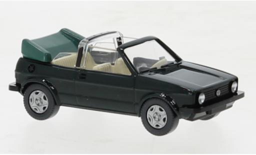 Volkswagen Golf 1/87 Wiking I convertibiles verde foncé 1979 modellino in miniatura